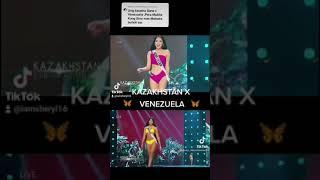 Miss universe 2018 KAZAKISTAN VS VENEZUELA