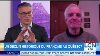 Le français en Chute libre - Charles Castonguay - Entrevue à LCN