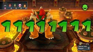 Mario Party 10 - Mario Luigi Toadette Donkey Kong vs Bowser - Chaos Castle