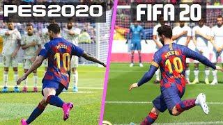 FIFA 20 vs PES 2020  Free Kicks Comparison