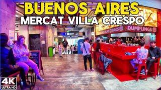 【4K】El Nuevo Callejón ASIÁTICO Oculto de BUENOS AIRES  Mercat Villa Crespo
