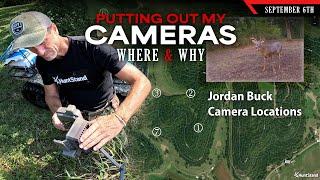 Finally put my Trail Cameras Out - Where and Why  Bowhunting Whitetails w Bill Winke