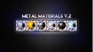 Cinema 4D Metal Materials Pack V.2 Free Download