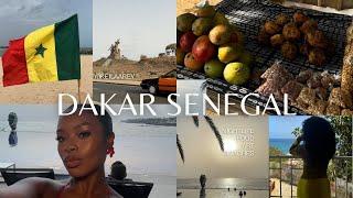 travel vlog  I moved to Dakar Senegal for a month food Ngor Island nightlife art + more