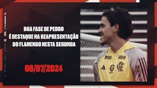 Boa fase de Pedro é destaque na reapresentação do Flamengo nesta segunda