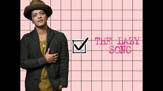 The lazy song- Bruno Mars lyrics