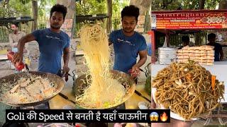 ₹50- Desi Chowmein in Naraina  Street Style Chowmein  Indian Street Food