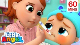 Cepat Sembuh Ya Bayi John  Little Angel Kartun Anak Anak  Moonbug Kids Indonesia