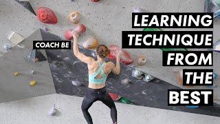 Climbing movement and technique with pro climbing coach Be Baldwin-Fuller