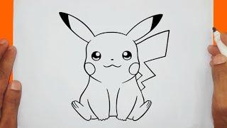 pikachu dibujo - Cómo dibujar a Pikachu paso a paso