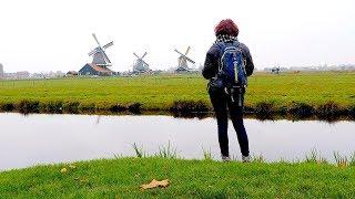 Our trip to Zaanse Schans Windmills North of Holland - 4k