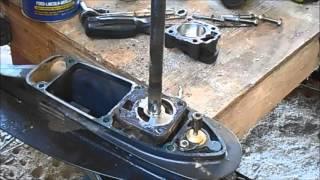 How To Replace A Tohatsu - Nissan Outboard  Water Pump - Impeller