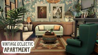 Vintage Eclectic Apartment  The Sims 4 Apartment Renovation Speed Build