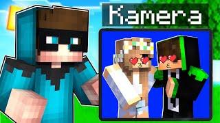 KAAN VE MELİSİ KAMERADA YAKALADIM -Minecraft