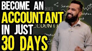 How to become an Accountant in 30 Days and make Money? Chartered Accountant vs Accountant Explained