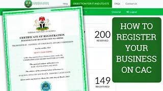 How to Register Your Business or Company on Corporate Affairs Commission