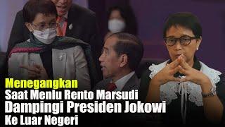 Menegangkan Saat Retno Marsudi Dampingi Presiden Jokowi Di Luar Negeri..