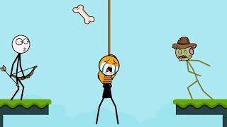 Stick Shot - Weegoon New Game - Gameplay Walkthrough Android - Stickman Vs Zombie - All Levels 21-40