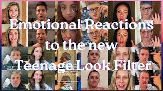 Emotional Reactions to the 2023 Viral Trend TikTok Teenage Look Filter Effect  Compilation Mashup 3