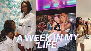 A week in my life Girls night out drunk nights gym - VLOG