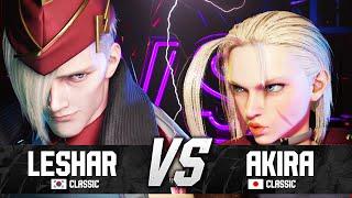 SF6 LeShar Ed vs Akira Cammy Street Fighter 6