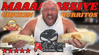 Ryback Squashes 2 Massive Roberto’s Chicken Burritos Like He Will Goldberg