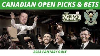 2023 RBC Canadian Open Picks Bets One & Done  Hovland Wins Mickelson Tweets  Fantasy Golf Picks