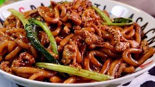 Youll LOVE this 15-Min Black Pepper Chicken Udon 黑椒乌冬鸡面 Chinese Oyster Sauce Noodle Stir Fry Recipe