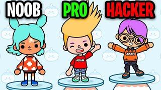 HOW LANKYBOX MET? NOOB vs PRO vs HACKER In TOCA LIFE WORLD