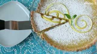 Lemon tart crostata al limone inglese - videoricette di crostate di frutta