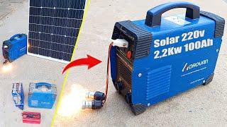 I Build free 2200Wh DIY solar generator - DIY Solar Generator for $150