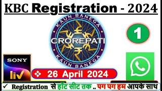 KBC WhatsApp Registration Process  26 April 2024 By Saurabh Mishra