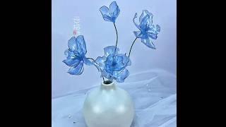 Make Crystal Flowers  with plastic Bottles #viral #youtubeshorts #lifehacks #ARTrickyshorts