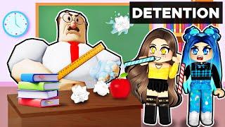 Breaking Out Of SCHOOL DETENTION In Roblox