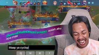 JAHAT BANGET SIH DUWIIII WKWKWK️Maap Cyclop Kematianmu Adalah Jatahku  - Mobile Legends