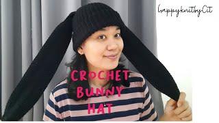 Tutorial Merajut Bunny Hat  Crochet 