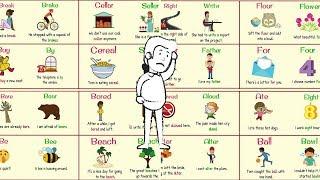 Homophones - The Most Confusing Words in the English Language  150+ Homophones List