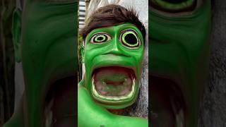 Hulk scary  transformation with funny comedy  #shorts