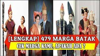 LENGKAP DAFTAR 479 MARGA BATAK KOMPLIT BERDASARKAN ABJAD - CEK MARGA KAMU URUTAN BERAPA ?