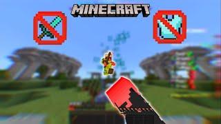 Minecraft Bedwars But i cant use swords or armours.  ScorpionOp