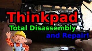 Total Disassembly ReplaceRepair ThinkPad X200 Chassis Motherboard Wifi RAM SSD etc