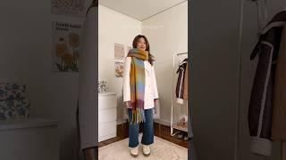 Getting dressed with me Cozy Winter outfit #founditonamazon #scarf