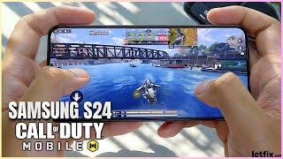 Samsung Galaxy S24 Call of Duty Mobile Gaming test Update CODM  Exynos 2400 120Hz Display