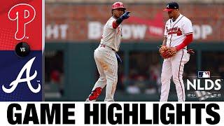 Phillies vs. Braves NLDS Game 1 Highlights 101122  MLB Highlights