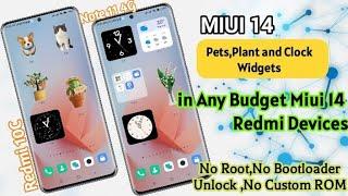 How to Enable Miui 14 Widgets in Any Redmi and Xiaomi DevicesMiui 14 widgets in Redmi 10CNote11 4G