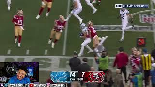 Cowboys Fan Reacts to 17 Point COMEBACK in NFC Championship 49ers vs Lions