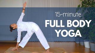 15-Minute Morning Yoga Full Body Stretch  रोज़ सुबह के लिए 15 मिनट का योग @satvicyoga