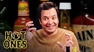 Jimmy Fallon Gets Spooked By Spicy Wings Hot Ones