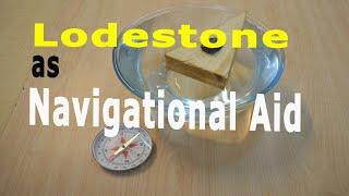 Lodestone as Navigation aid