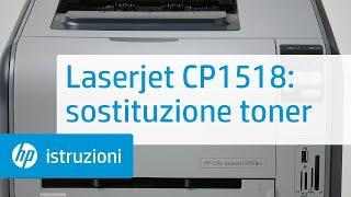 Laserjet CP1518 sostituzione toner